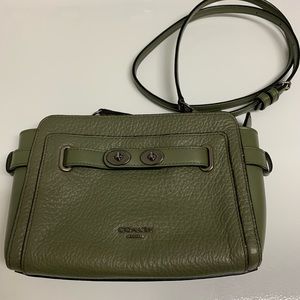 Coach Olive Green 8”W x 6”H Crossbody